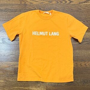 Helmut Lang Vibrant Orange Tee